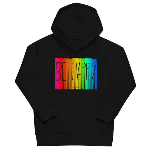 Kids Unisex BE HAPPY Hoodie