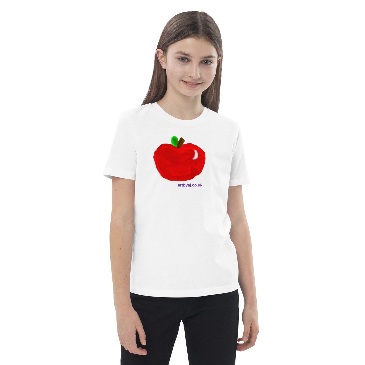 Organic cotton kids APPLE t-shirt