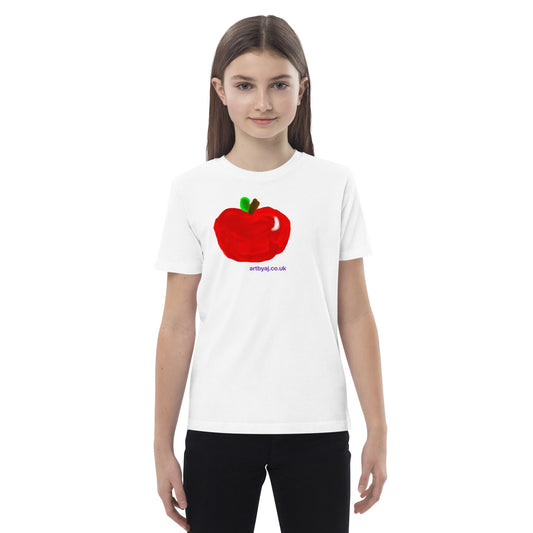 Organic cotton kids APPLE t-shirt