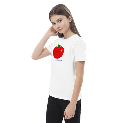 Organic cotton kids APPLE t-shirt