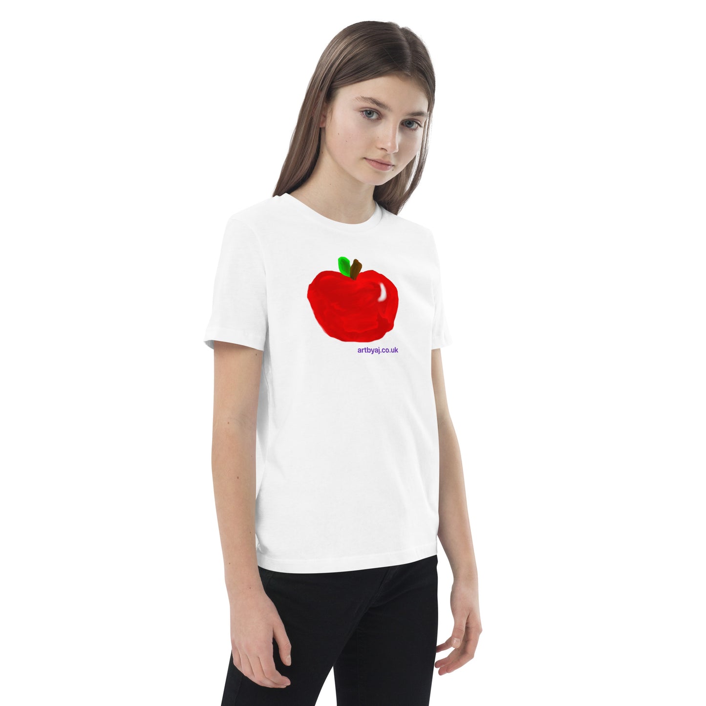 Organic cotton kids APPLE t-shirt