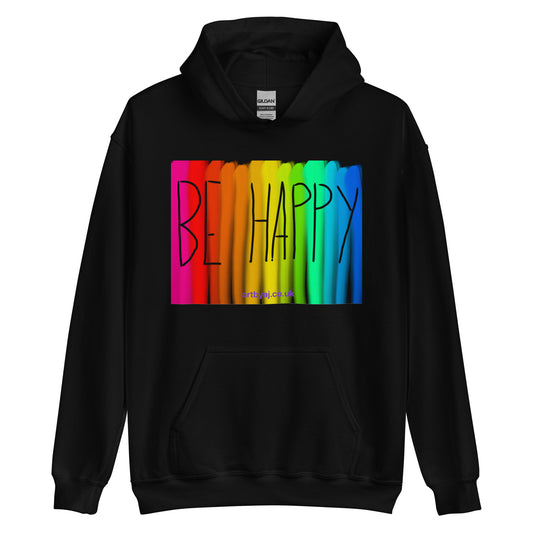 BE HAPPY Eco Hoodie - Adult